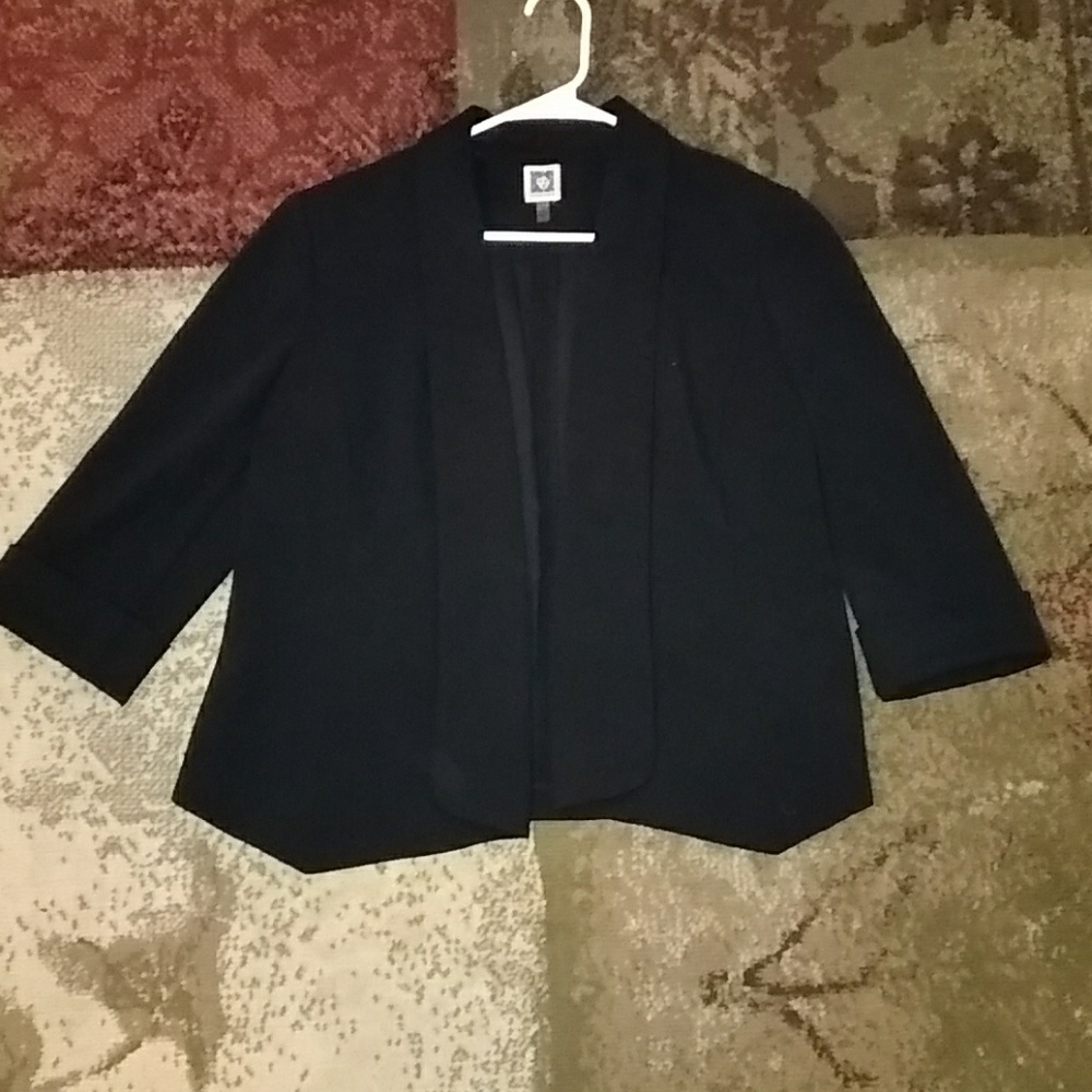 Anne Klein Black tuxedo Jacket